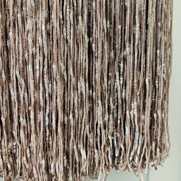 Tanya Taylor Florence Metallic Fringe Skirt - Picture 8 of 10